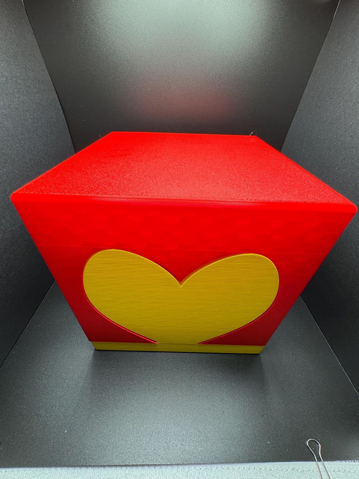 Heart Impossible Box Puzzle – 3D Printed Brain Teaser, Unique Gift for Puzzle