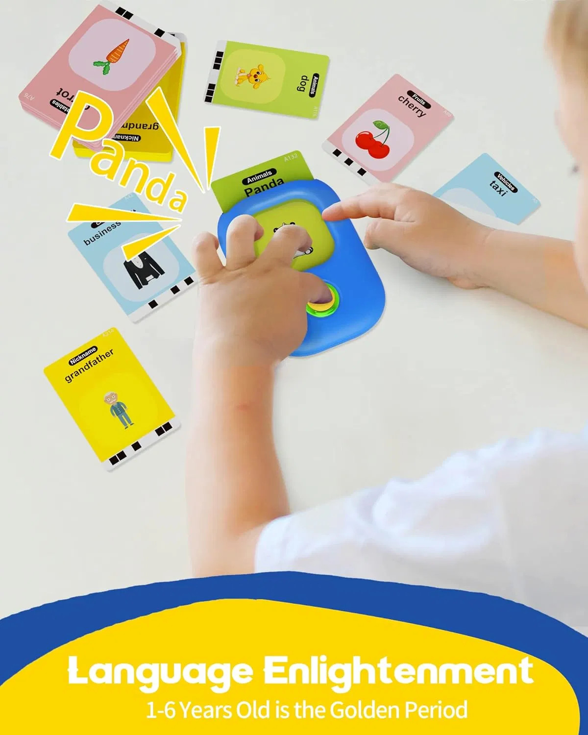 Talking Flash Cards,Kids Toddler Flash Cards With 224 Sight Words,Montessori Toy