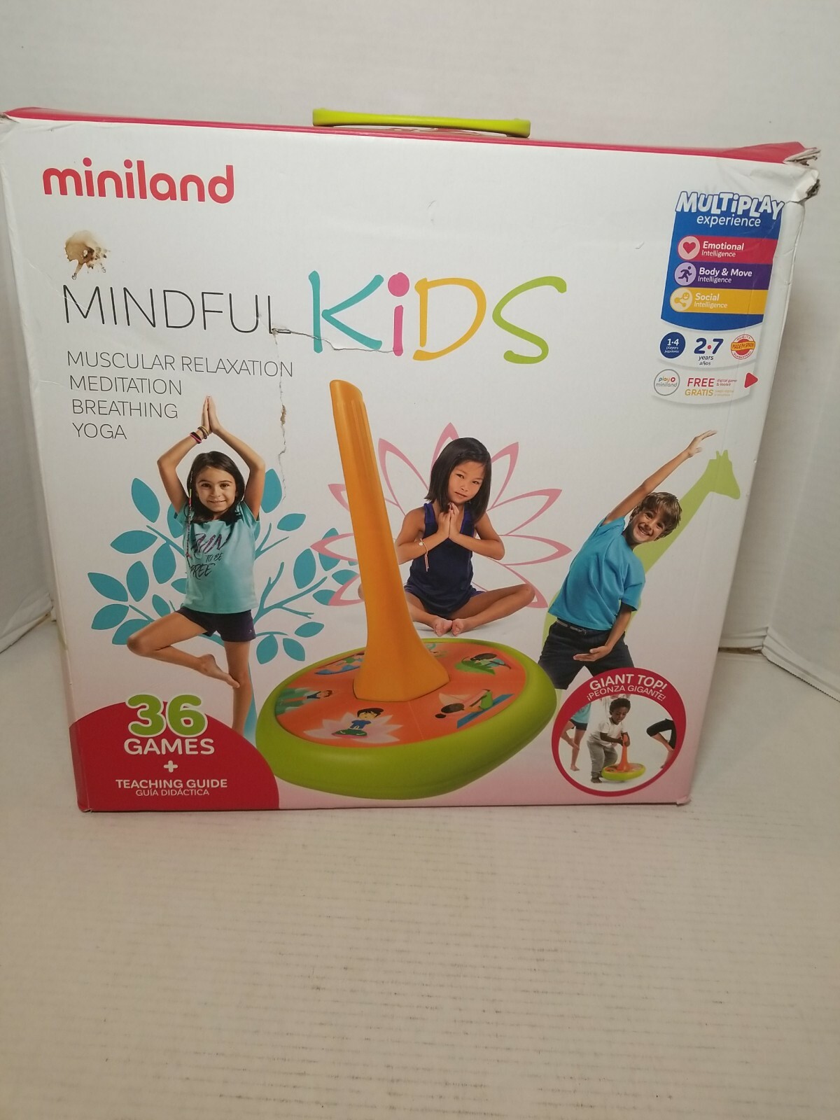 Miniland – MINDFUL KIDS, Yoga, Meditation, Muscle Relaxation, Breathing