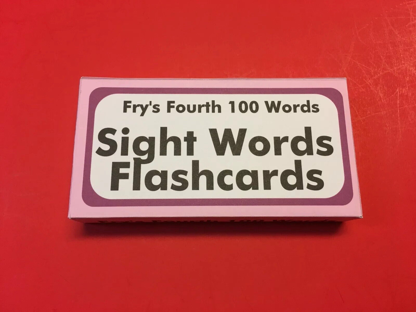 Fry’s Fourth Hundred Words – PRINTED & UNCUT – Sight Word Flash Cards