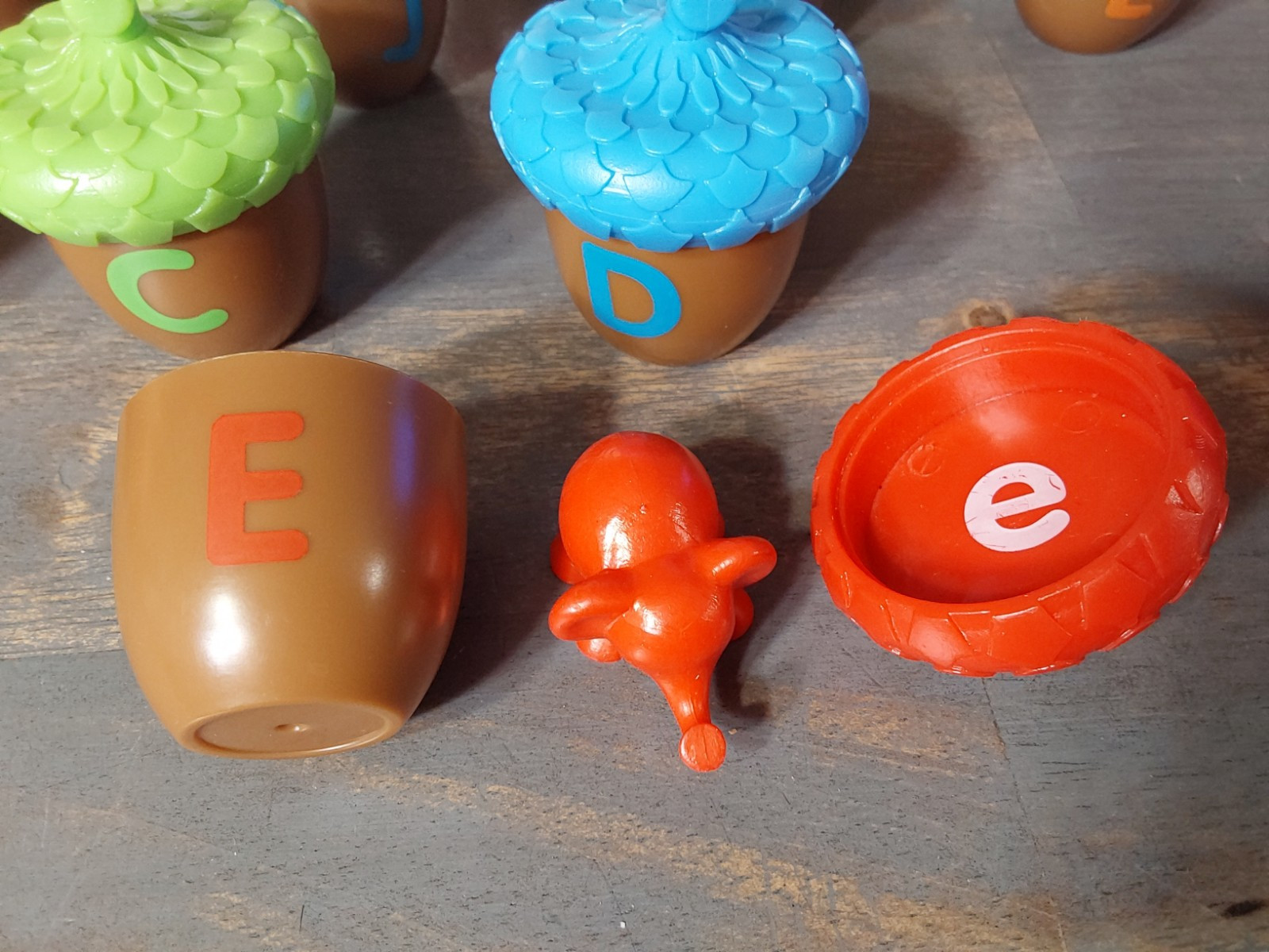 Learning Resources Alphabet Acorns Activity Set Upper Lowercase Toy Matching