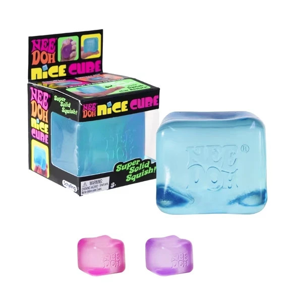 Schylling NeeDoh Nice Cube Super Solid Squish Sensory Toy Viral 🚚SHIPS TODAY🚚
