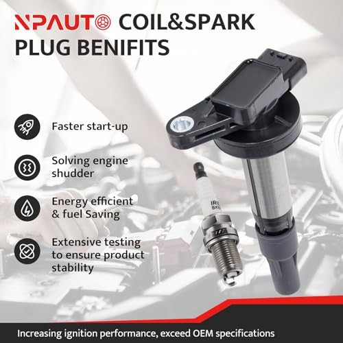 Ignition Coil Pack & Spark Plugs Replacement for 4.2 4.4 V8 Jaguar S-Type Super