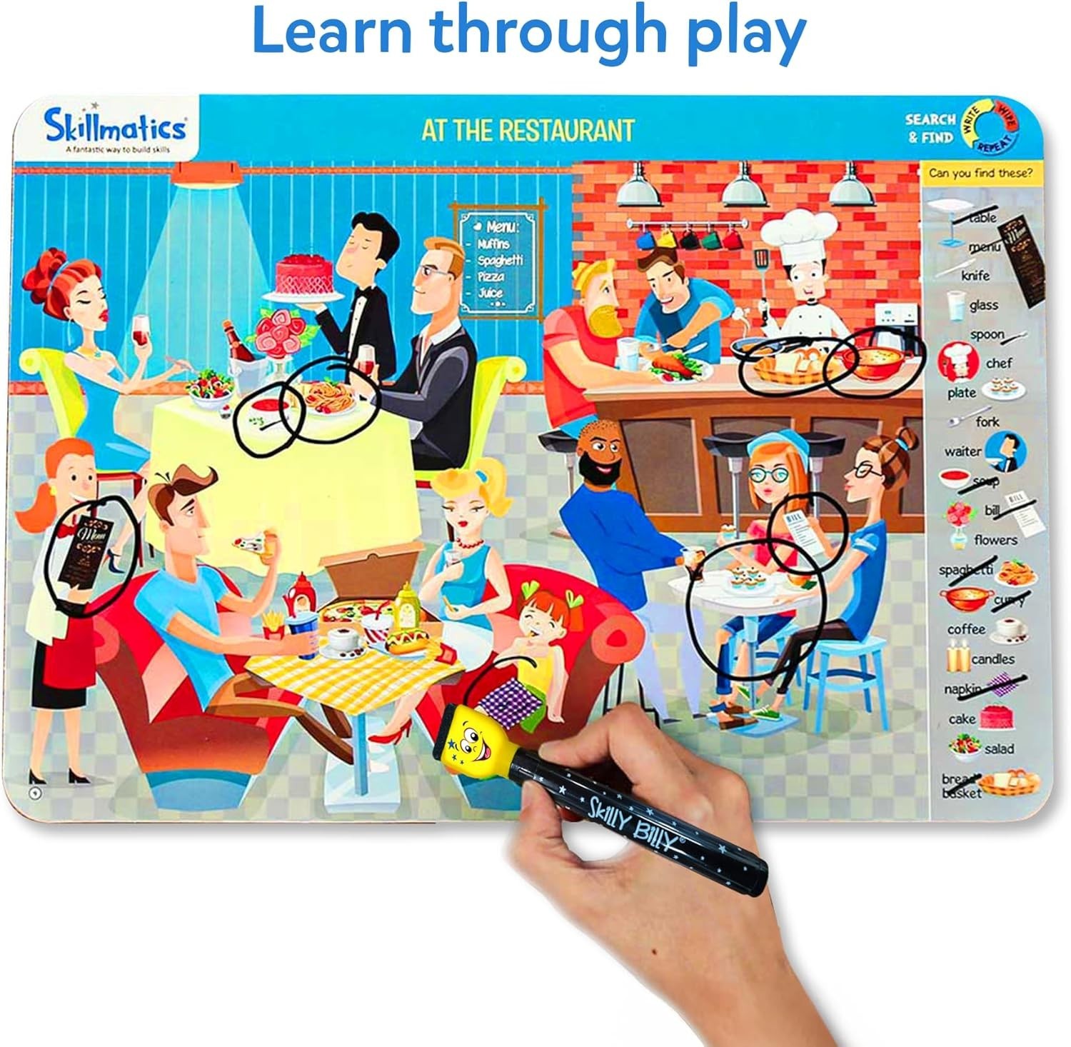Search and Find Educational Game – Reusable Preschool Learning Activities, Pe…