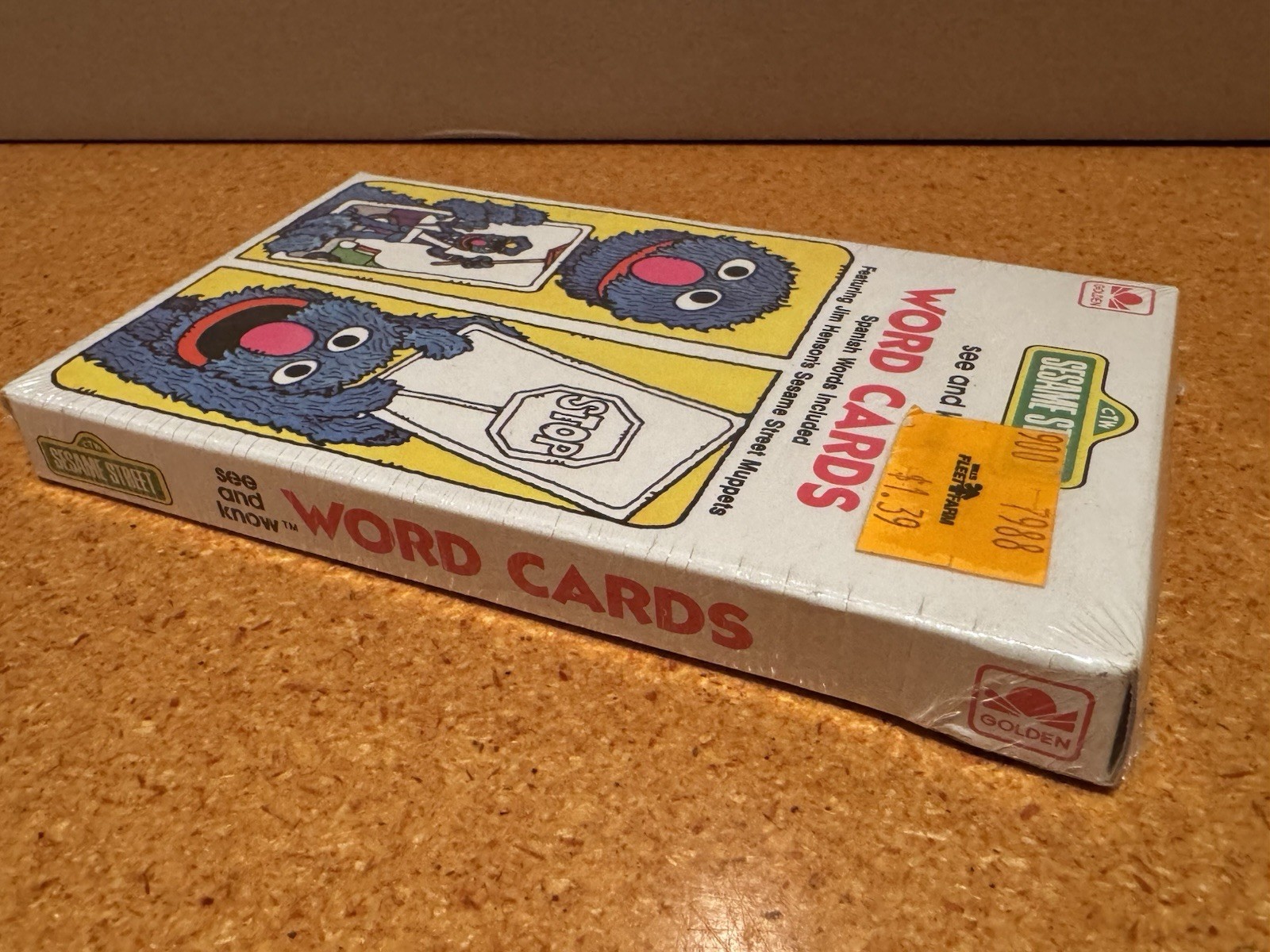 Golden Sesame Street See and Know Word Cards Featuring Grover 1978 New/Sealed
