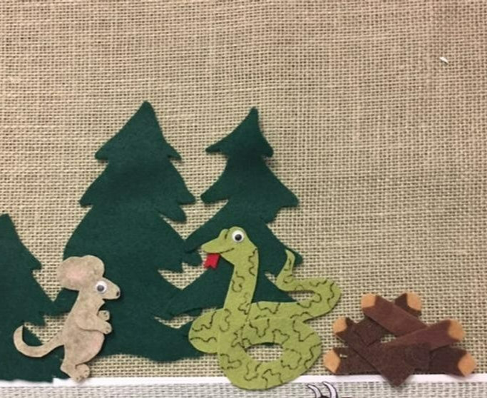 The Gruffalo Sample Set for Felt or Flannel Board Play