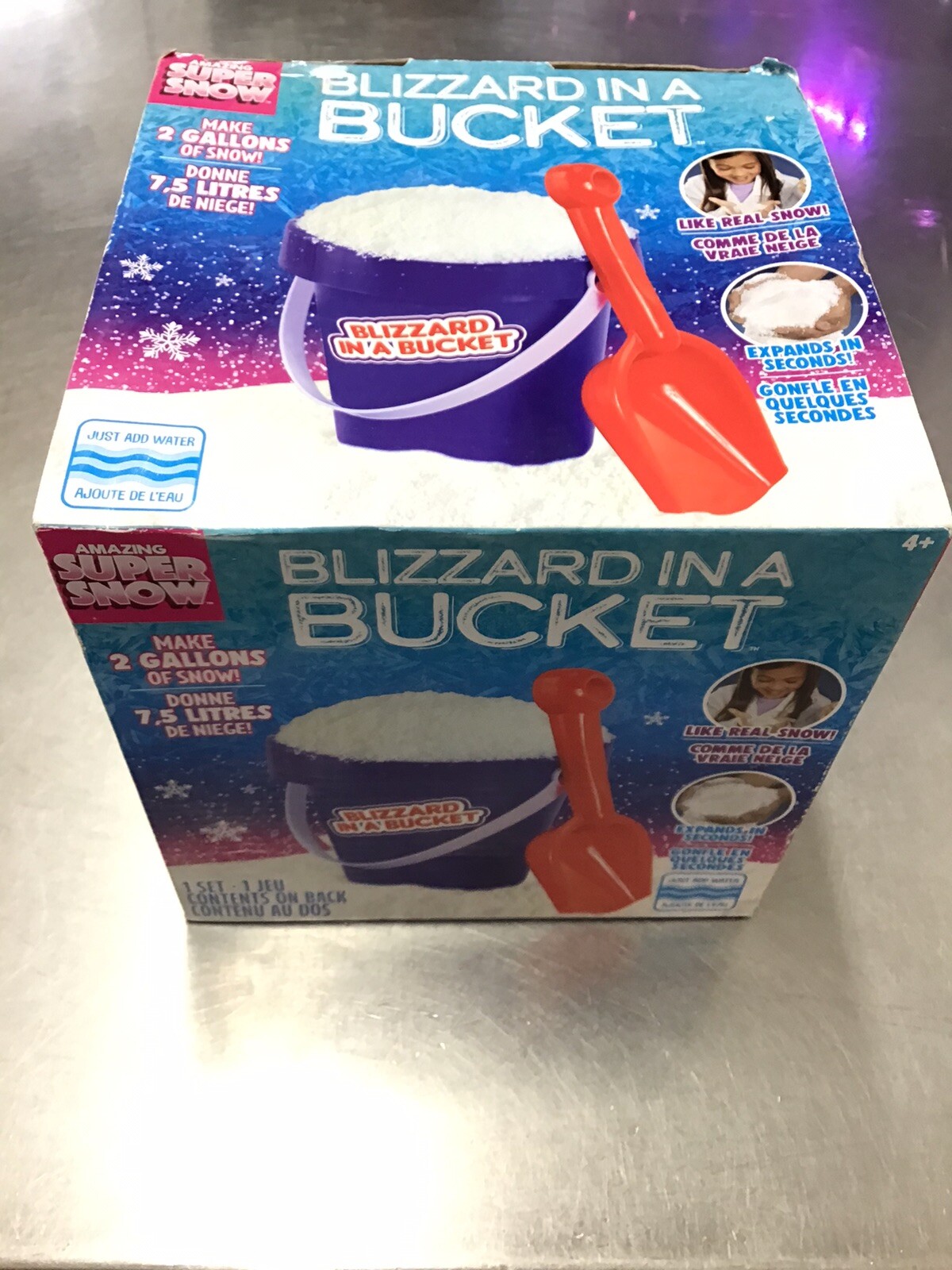 Blizzard in a Bucket – Make your own snow. Magic! Makes 2 Gallons of Snow