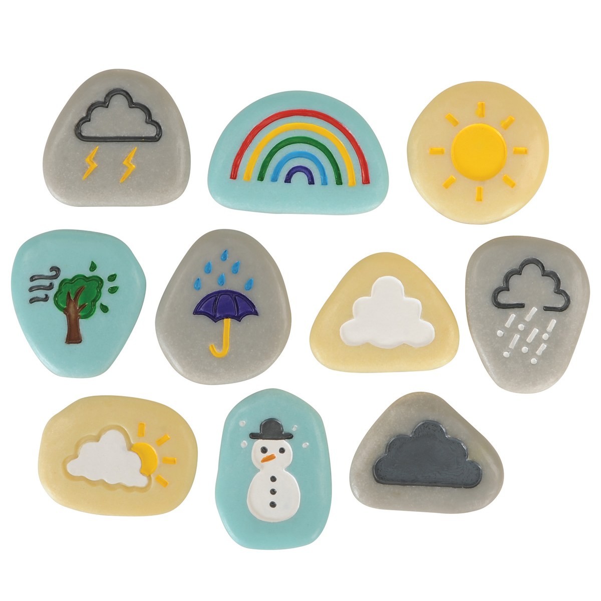 Yellow Door Set of 10 Indoor or Outdoor Weather Stones