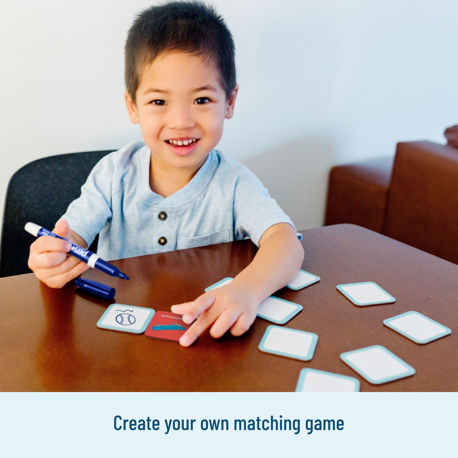 Wildkin Memory Matching Game 36 Educational Toddler Preschool Learning Cards