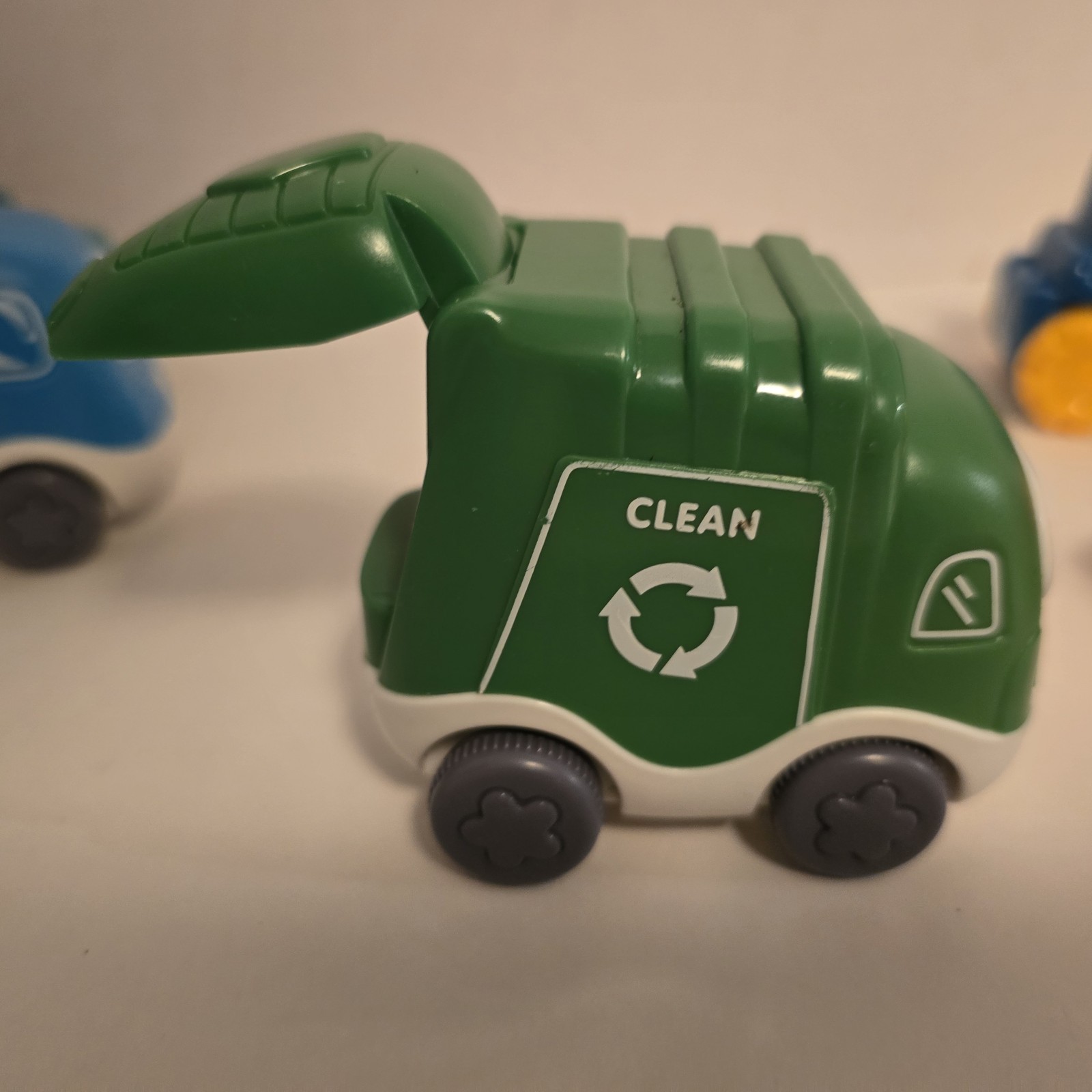 Toddler Toy Truck, Car, Vehicle Lot Of 7 Plastic Cartoon Face