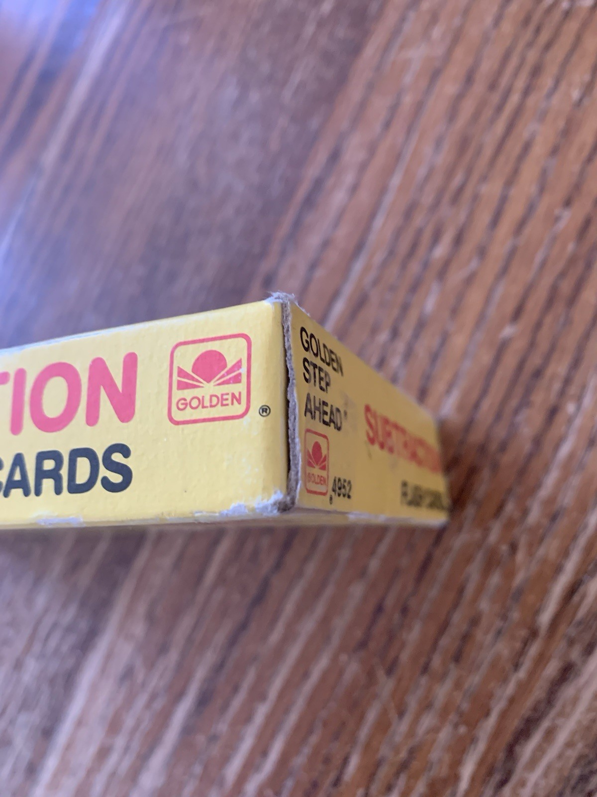 New Old Stock Vintage 1984 subtractionFlash Cards Golden Step Ahead