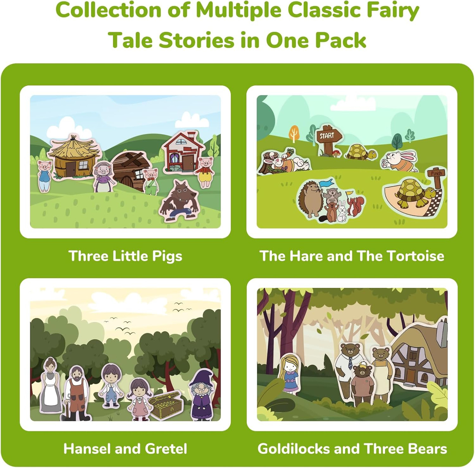 Felt Board Story Set Flannel Board Stories for Preschool Toddler Classic