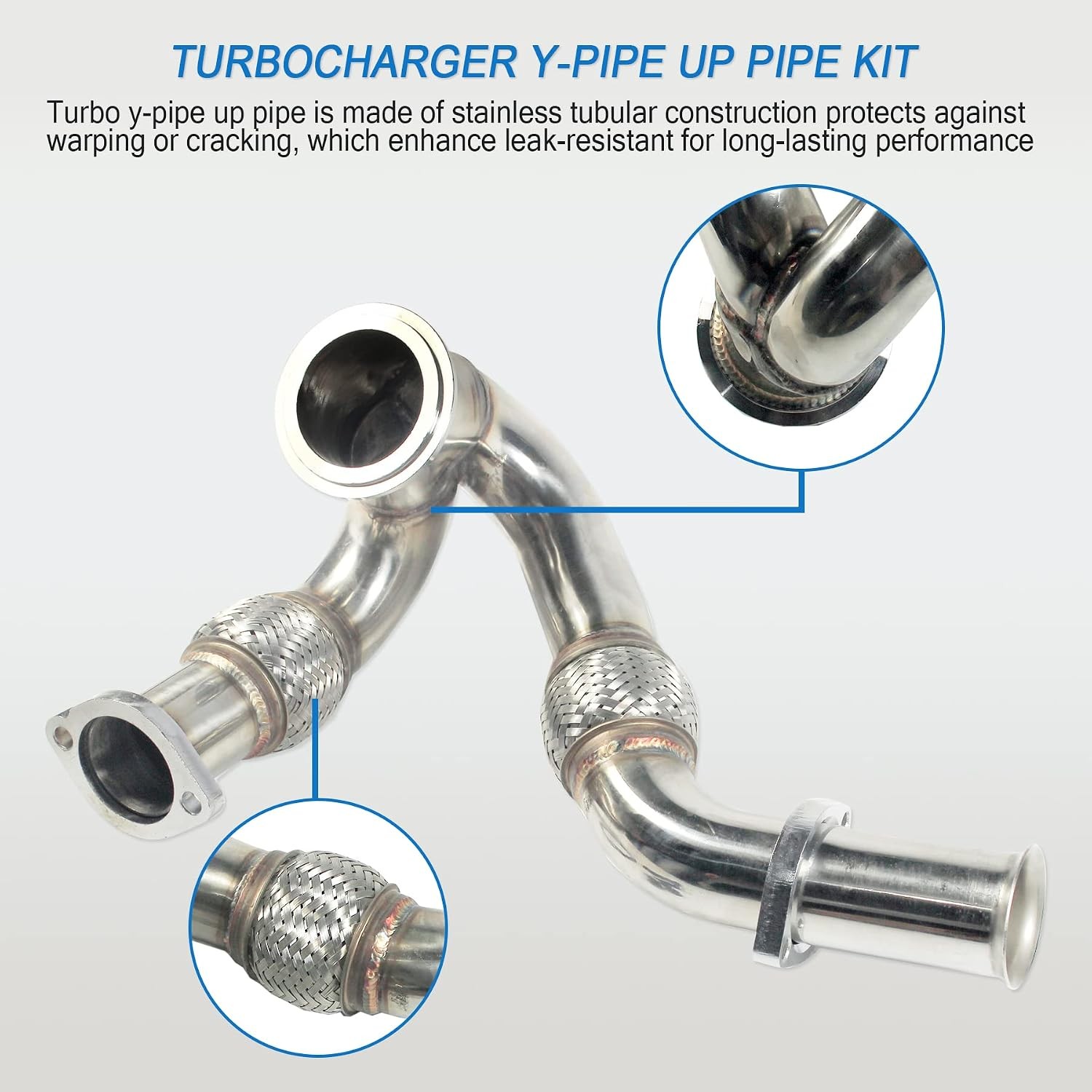 JDMSPEED Turbocharger Y-Pipe Up Pipe Ford 6.0L Diesel