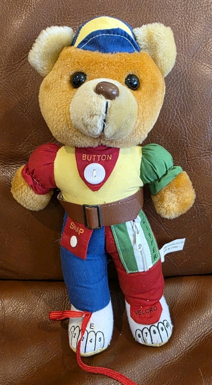 12 Inch Gary Charles Learning Educational Bear Sings ABC Song Counting Song 1-10