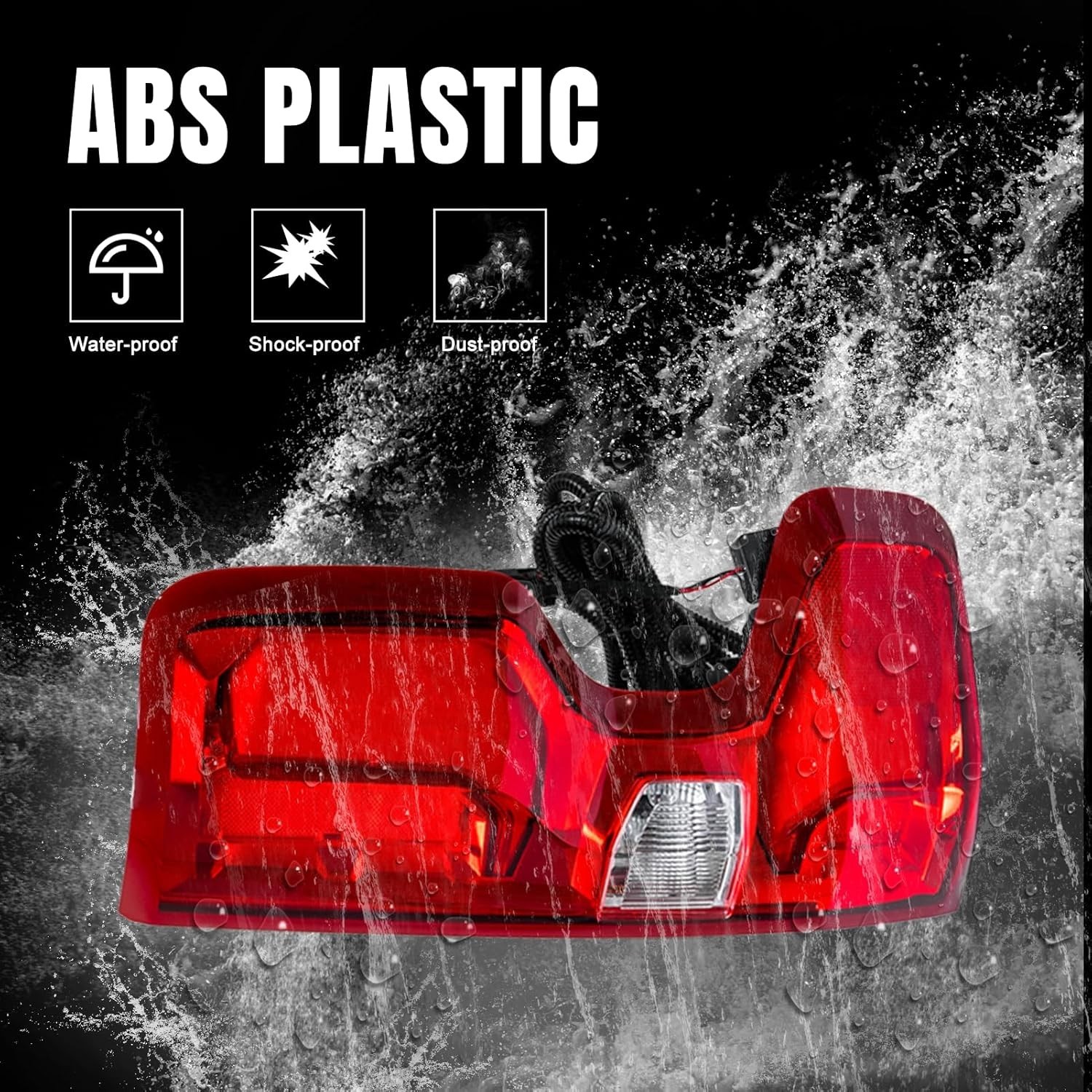 LED Tail Light Assembly Compatible with 2019-2023 Chevy Silverado 1500 left side