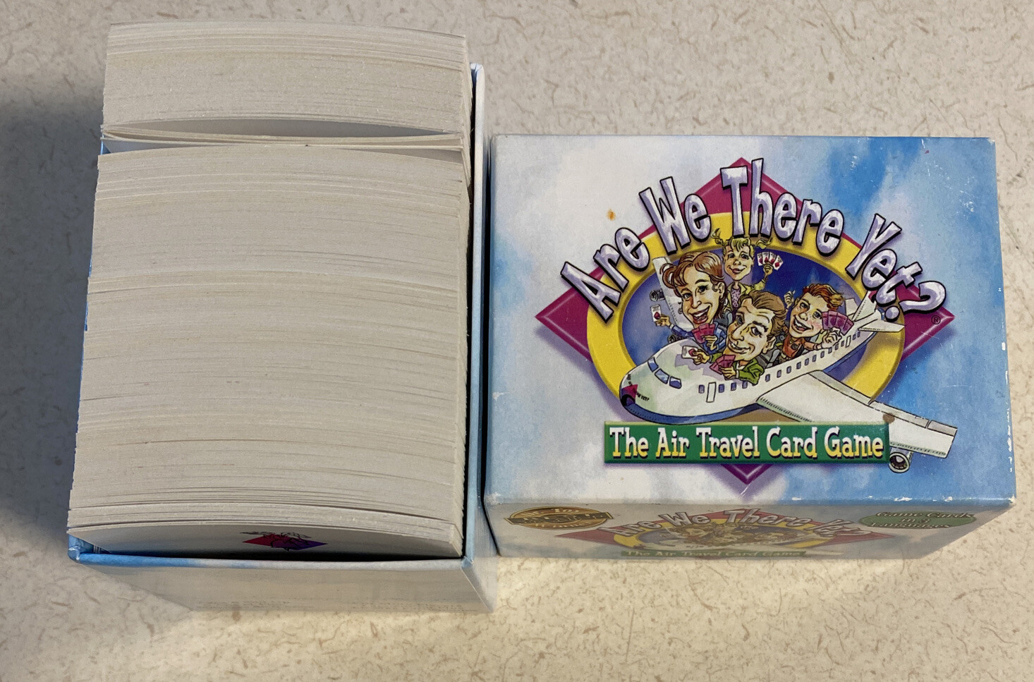 ARE WE THERE YET? The Air Travel Game Cards 3 Languages English Spanish French