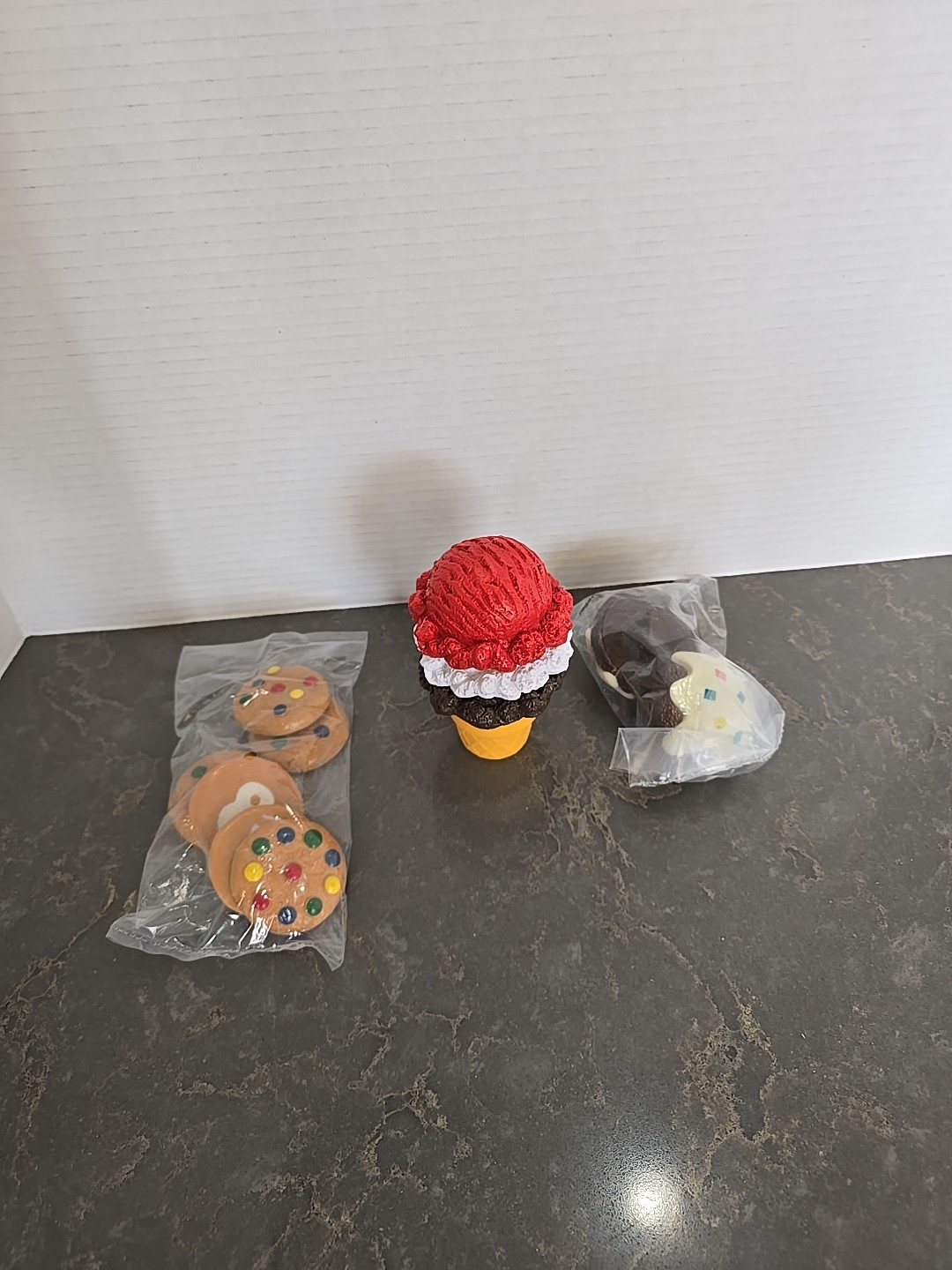 Educational Lifelike Counting Cookies 5-10 Home School Teaching Ice Cream Colors