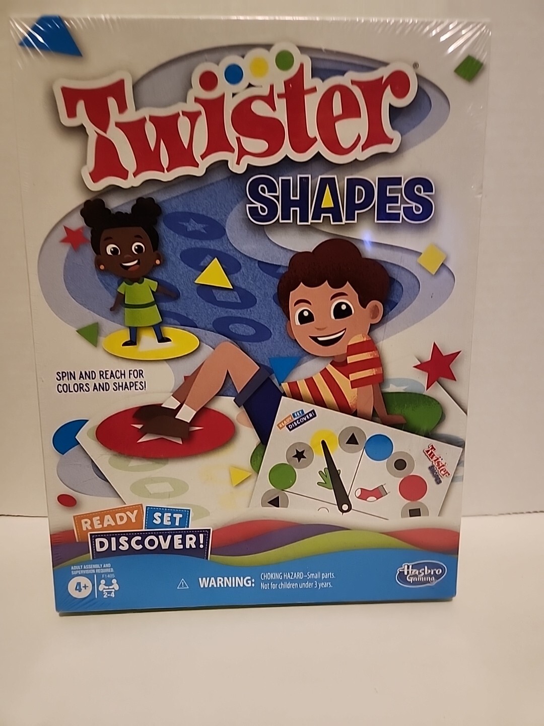 Hasbro Twister Shapes Game Ready, Set, Discover Ages 4+ Brand New/Sealed!