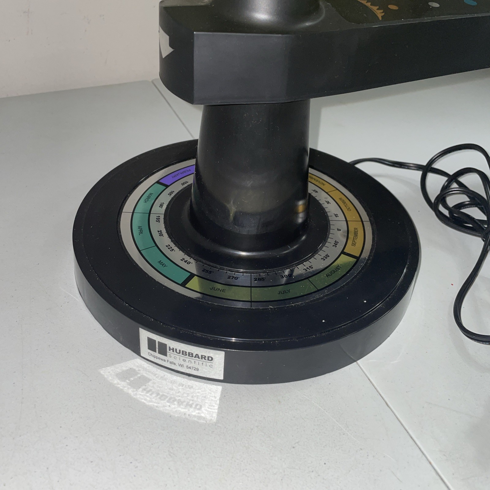 Hubbard Scientific Earth Moon Sun Solar System Educational Working Model