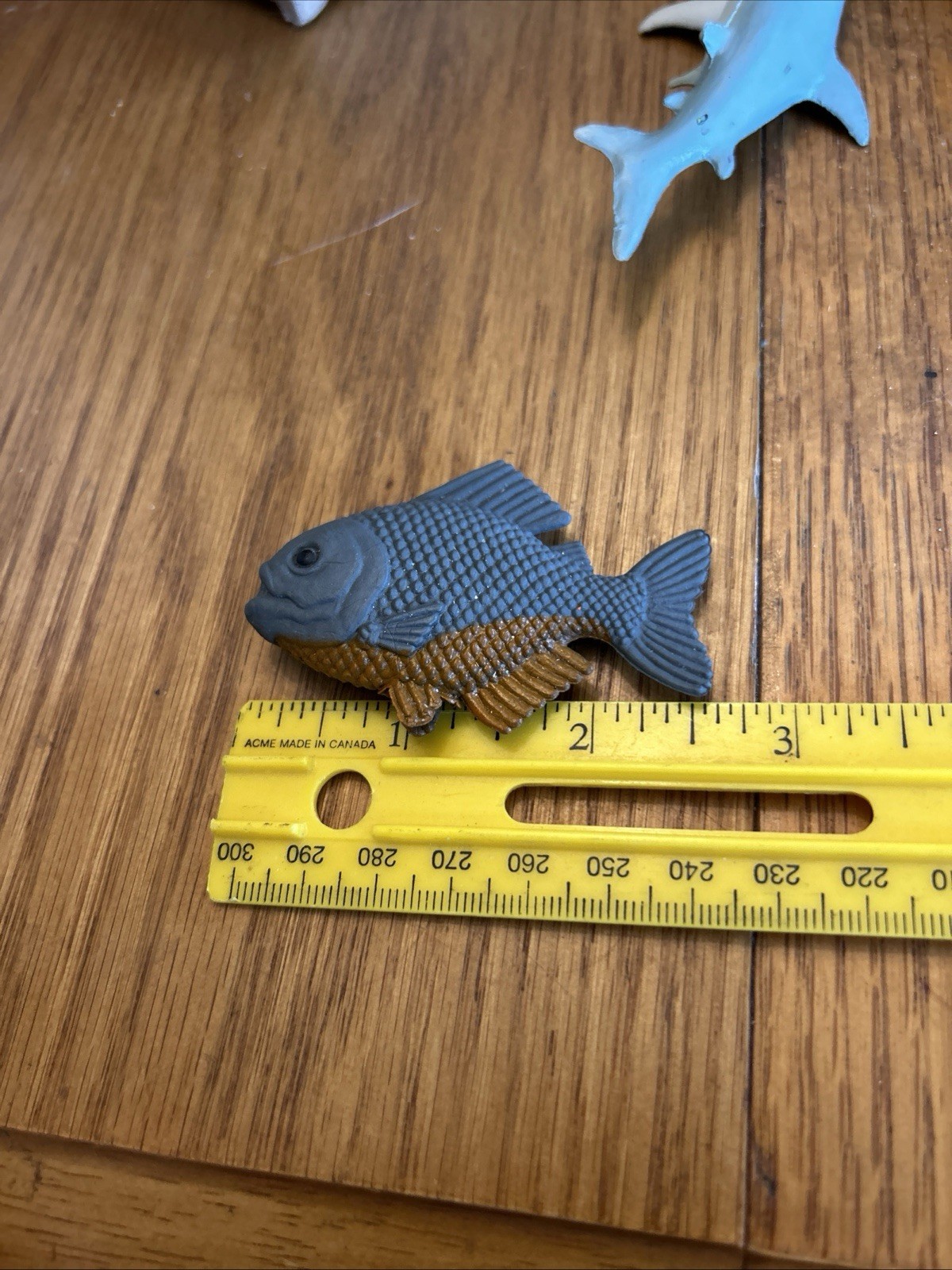 Plastic Piranha Fish 2 1/2-inch toy fish K&M Int Hard Plastic