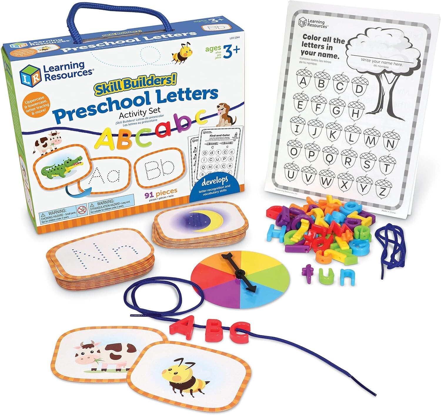 Learning Resources Skill Builders! Preschool Letters Multicolor (LER1244)