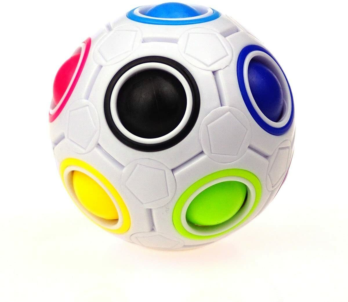 Rainbow Ball Magic Cube Fidget Toy Puzzle Magic Rainbow Ball Puzzle Fun Fidget