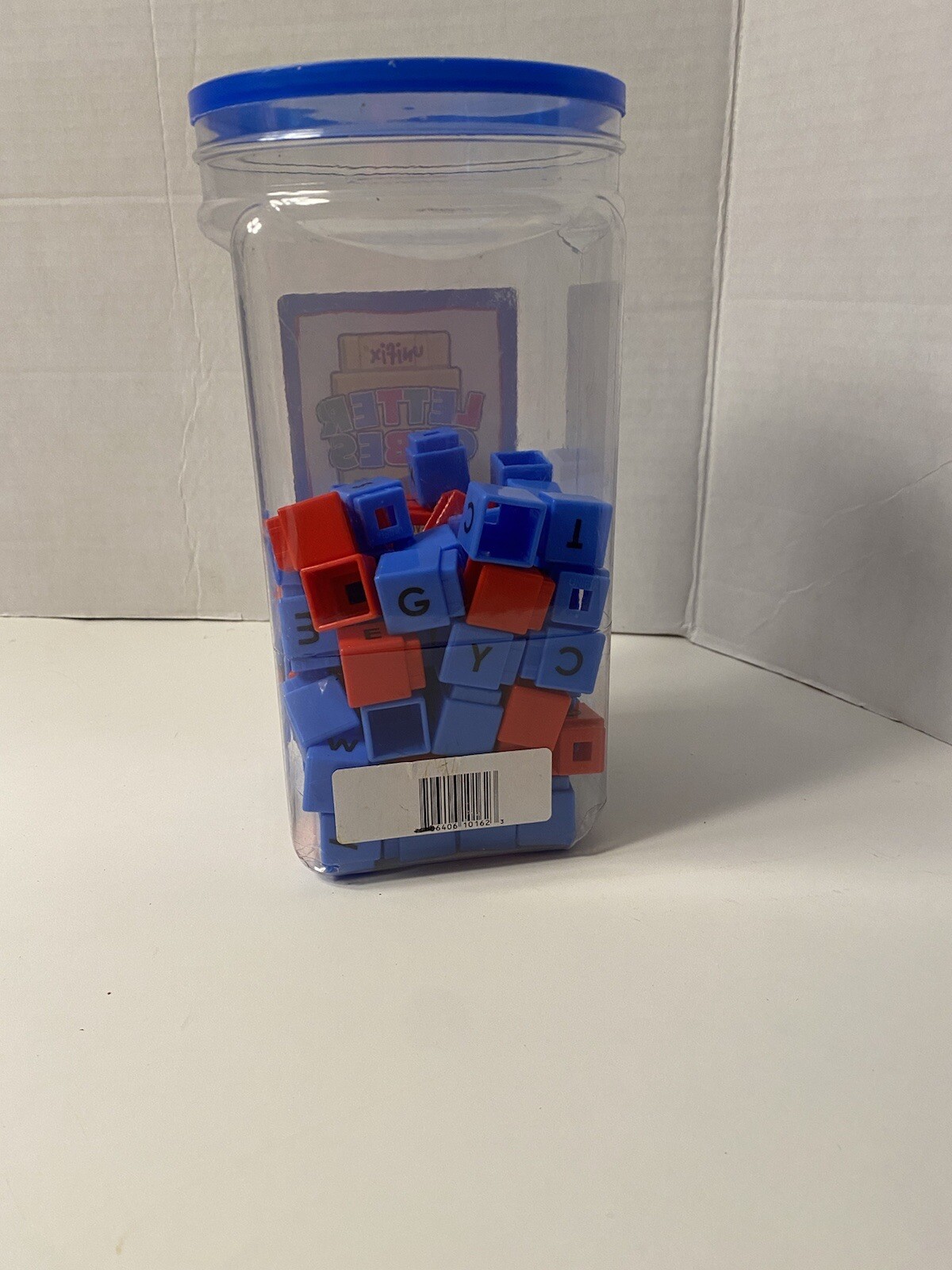 UNIFIX LETTER CUBES: Consonant – Vowel – Consonant Set Half Full Didax 2-810