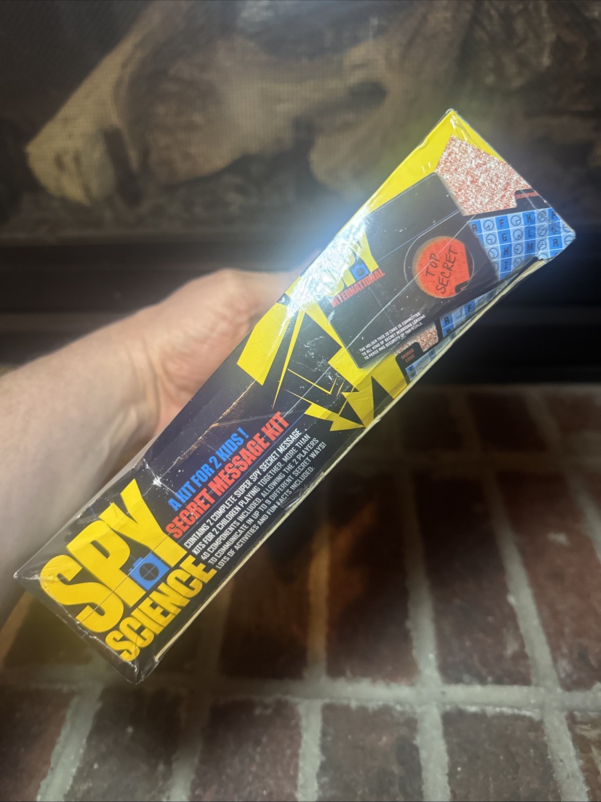 Spy Science Secret Spy Message Kit for 2 children playing together Code Decode
