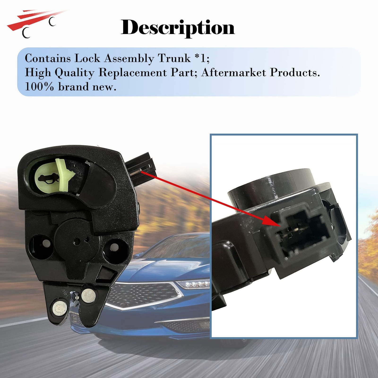 Lock Assembly Trunk Latch Actuator for 2013-2017 Honda Accord 2015-… Fast Ship