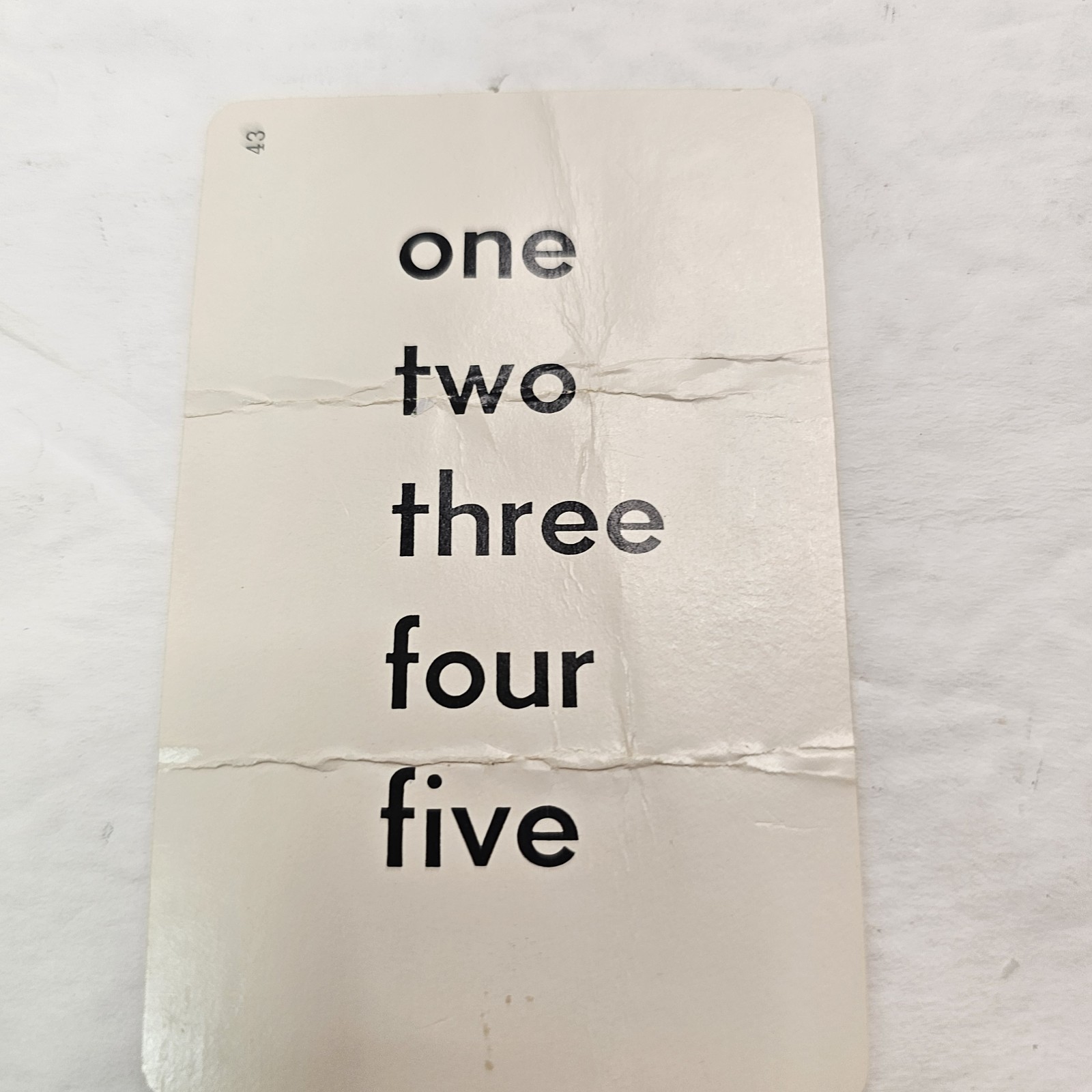 Vintage Whitman Number Concept Flash Playing Cards #4577:39 Complete Ephemera