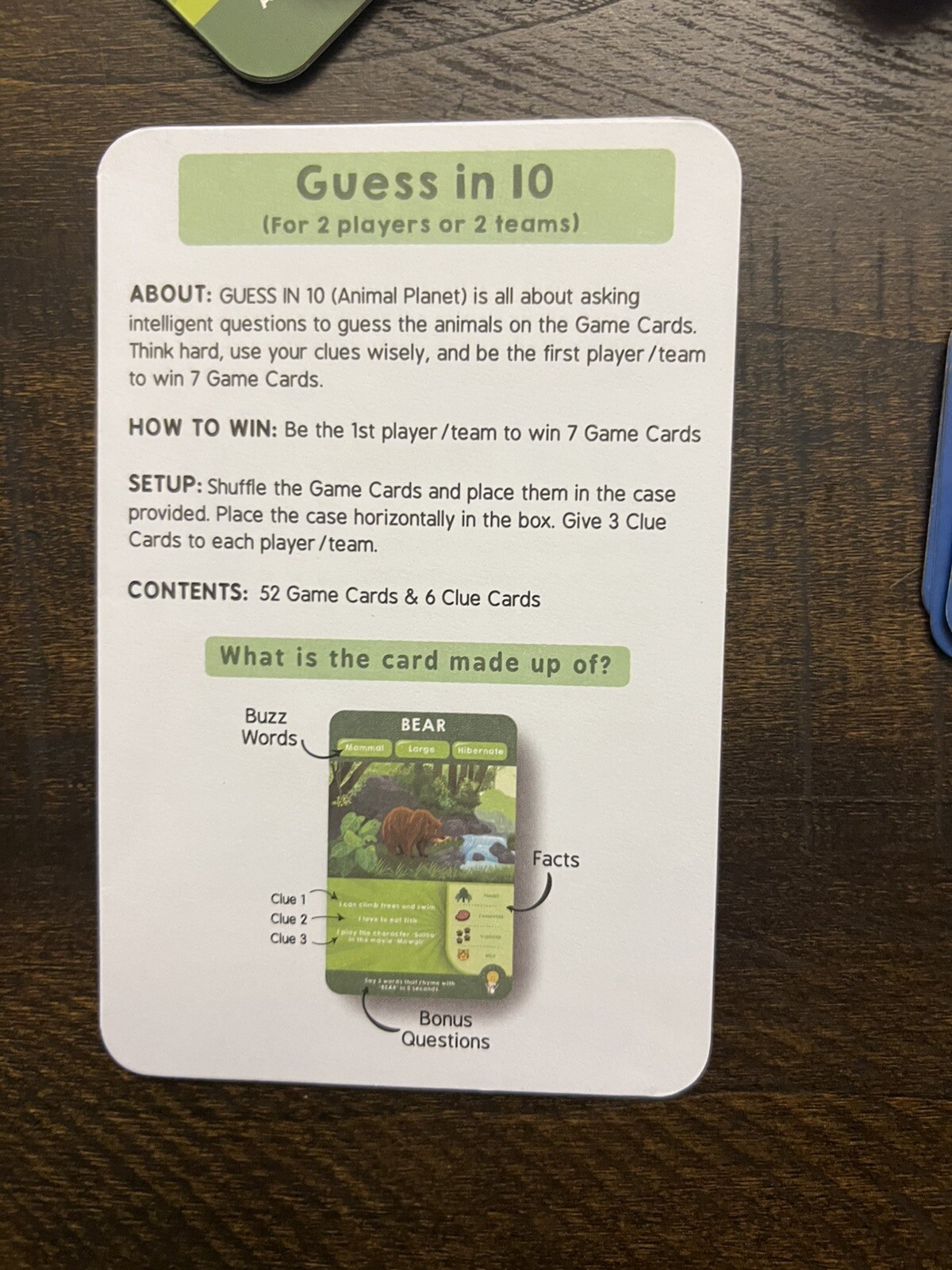 Skillmatics Guess in 10 – Animal Planet – Card Game