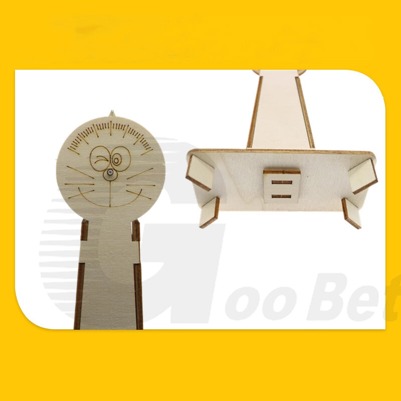 Wood Balance Scale Craft Toy DIY Kit Children Educational Self Assembly Project
