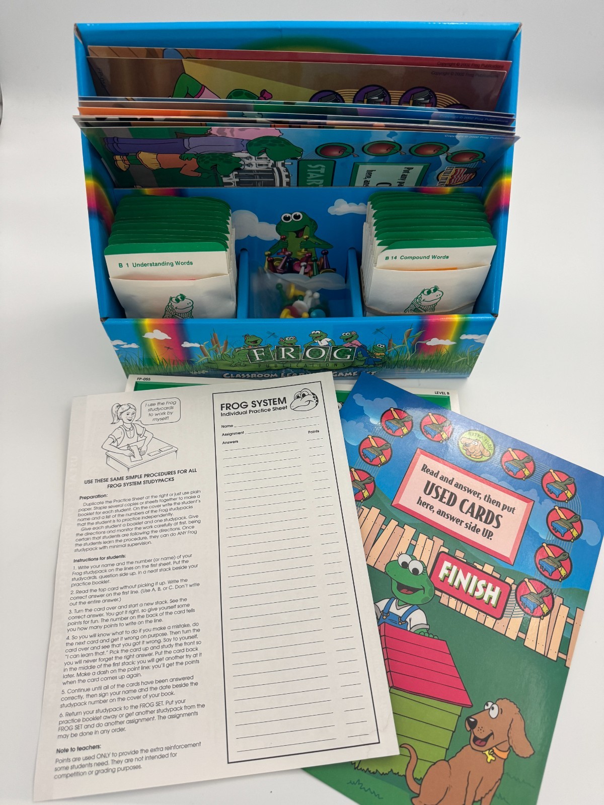 FROG Publication Classroom Learning Game Set- FP-055 Reading & Language level B