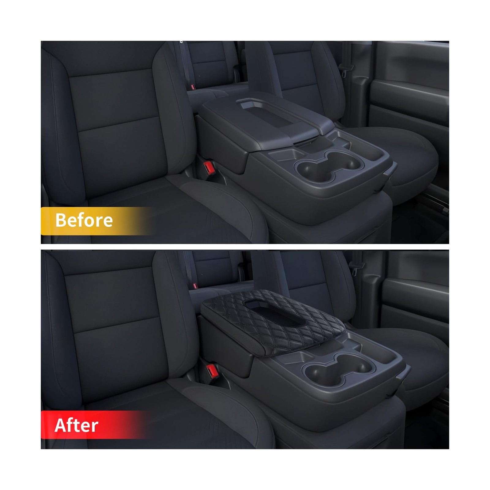 GIANT PANDA Custom Center Console Cover Fit 2019-2024 Chevy Silvera… Fast Ship