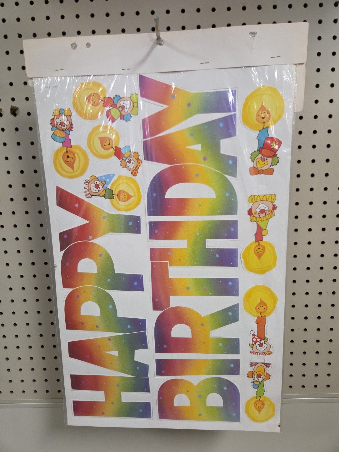Vintage 1980s The Birthday Cake With Clown Candles Poster By Teacher Touch