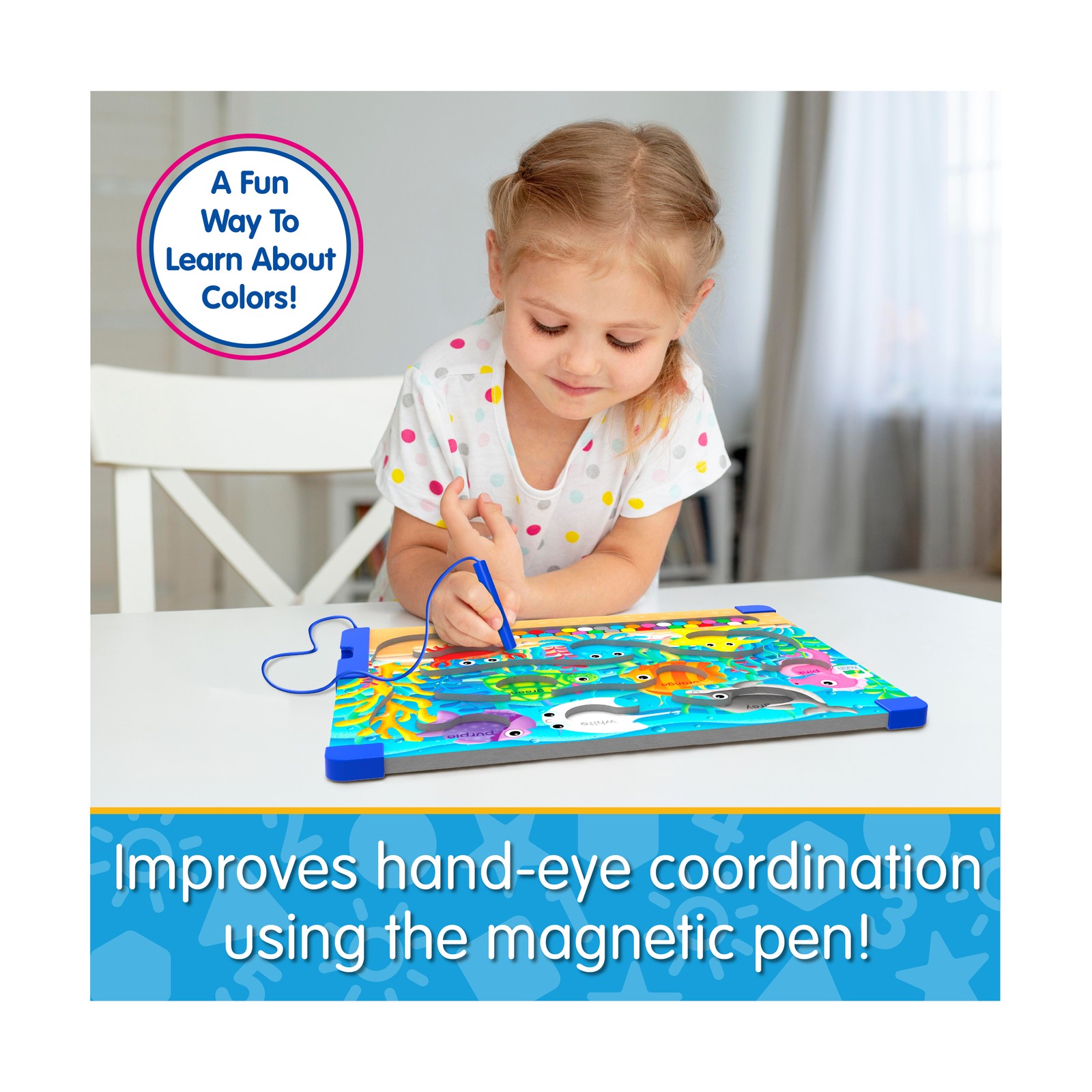New – The Learning Journey Sort & Learn Magnetic Puzzle – Colors – Ages 3-6