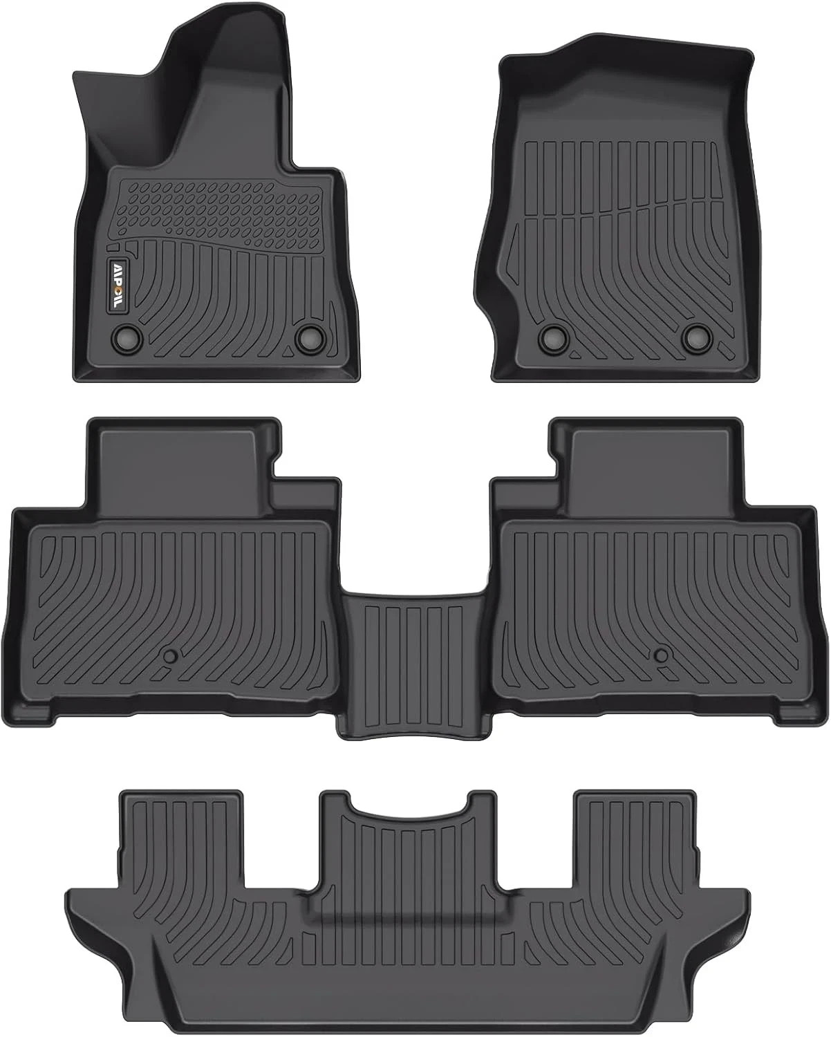 AIPOIL® Floor Mats for 2020-2024 2025 Lincoln Aviator 6 Seats Fits 1st & 2nd &