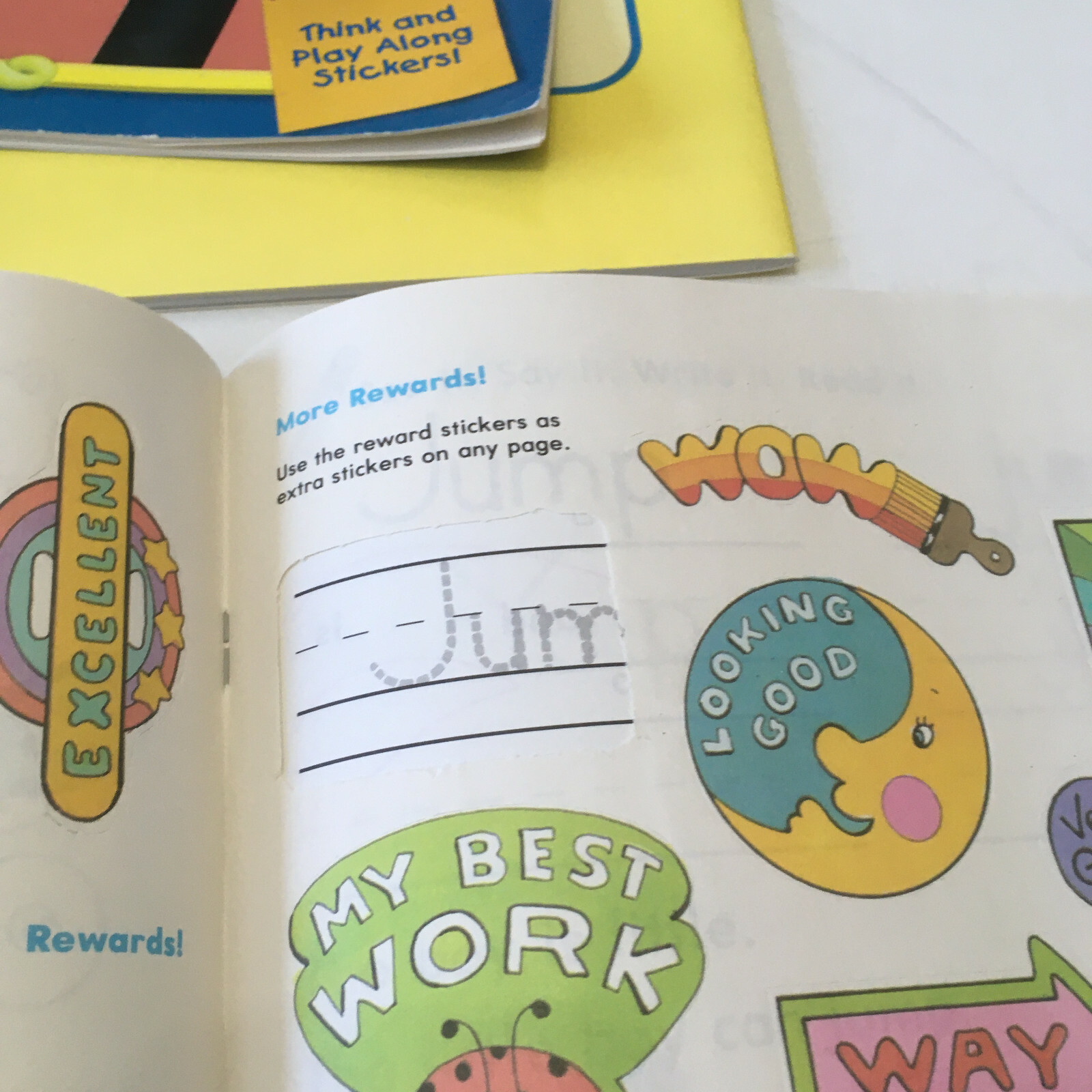 Golden step ahead cursive writing beginning to read book 1 blue’s clues signs