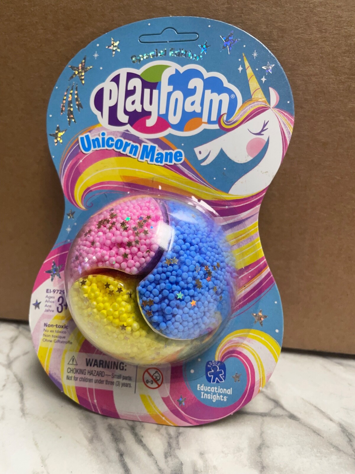 Educational Insights Playfoam Unicorn Mane, Fidget, Sensory Toy. New