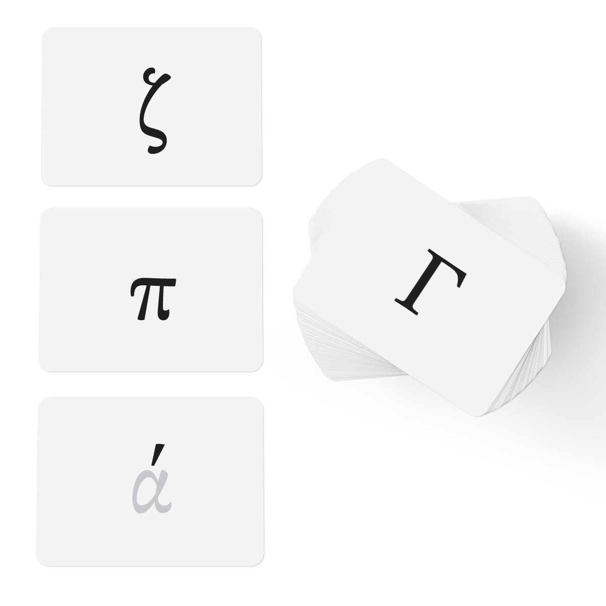 CARDDIA | Biblical Greek Alphabet Educational Flashcards | Includes Uppercase…