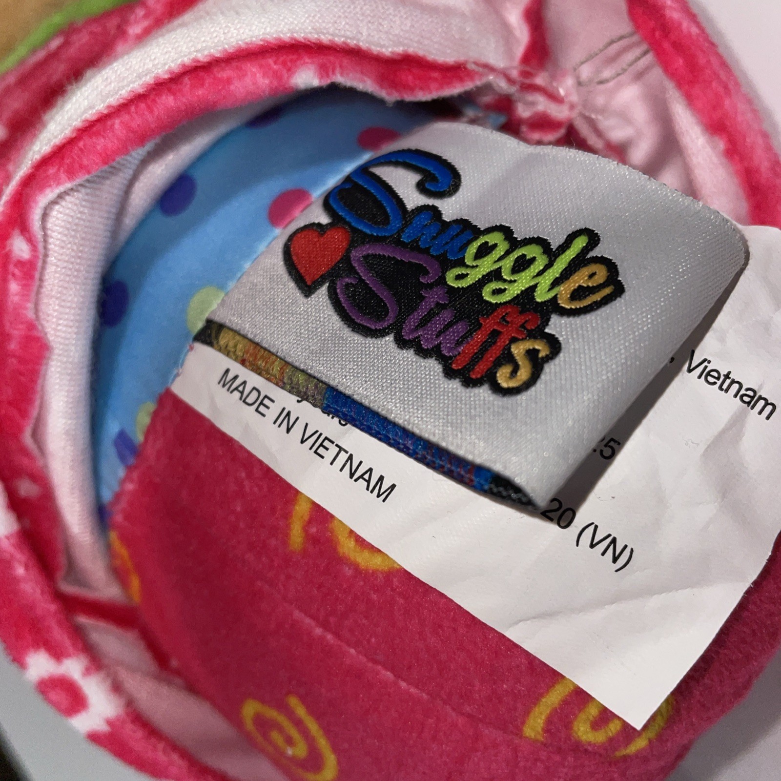 G40 Teach Snuggle Stuffs Sugar Snap Plush Learn to Dress Doll NWT Bow Zipper
