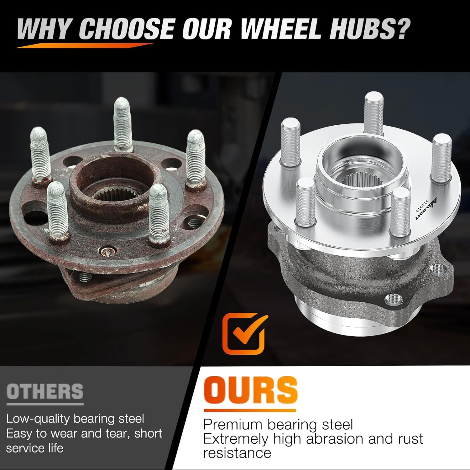 Rear Wheel Bearing Hub Assembly for Subaru Forester Impreza Crosstrek