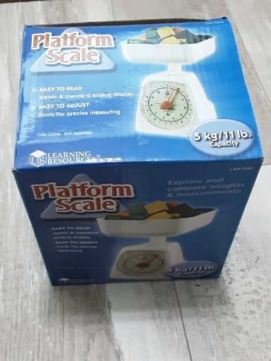 LEARNING RESOURCES PLATFORM SCALE 5KG/11 LB.