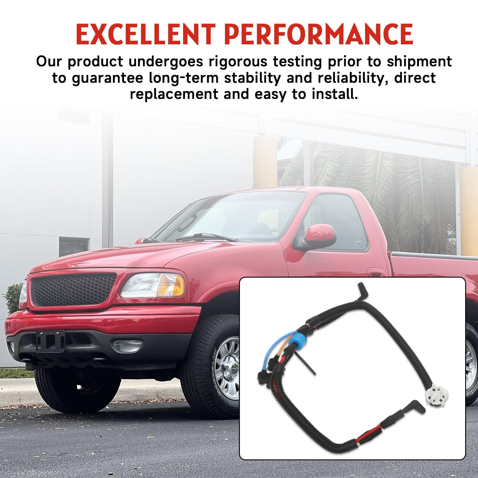 SZQBZMJ Vacuum Solenoid Line Tube Compatible with Ford F150 1999-2003, F150