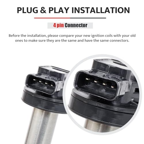 Ignition Coil Pack & Spark Plugs Replacement for 4.2 4.4 V8 Jaguar S-Type Super