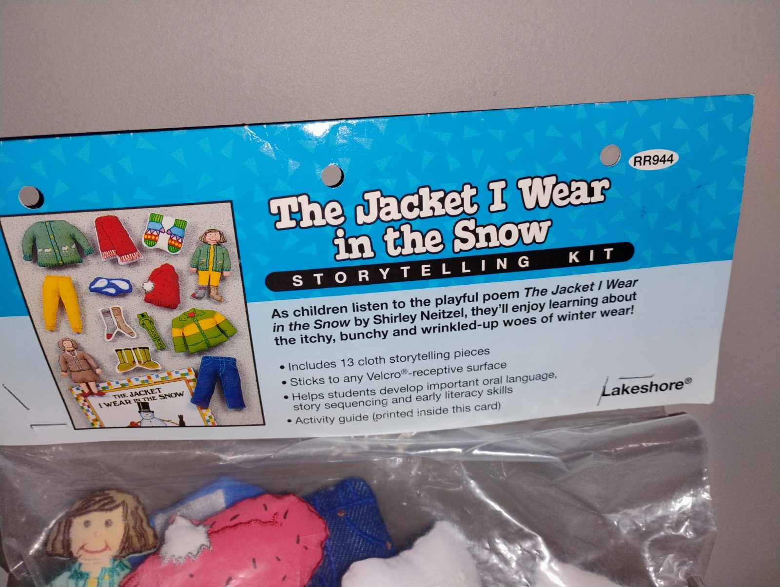 Lakeshore Storytelling Kit The Jacket I Wear in the Snow 1999 Vintage Preschool