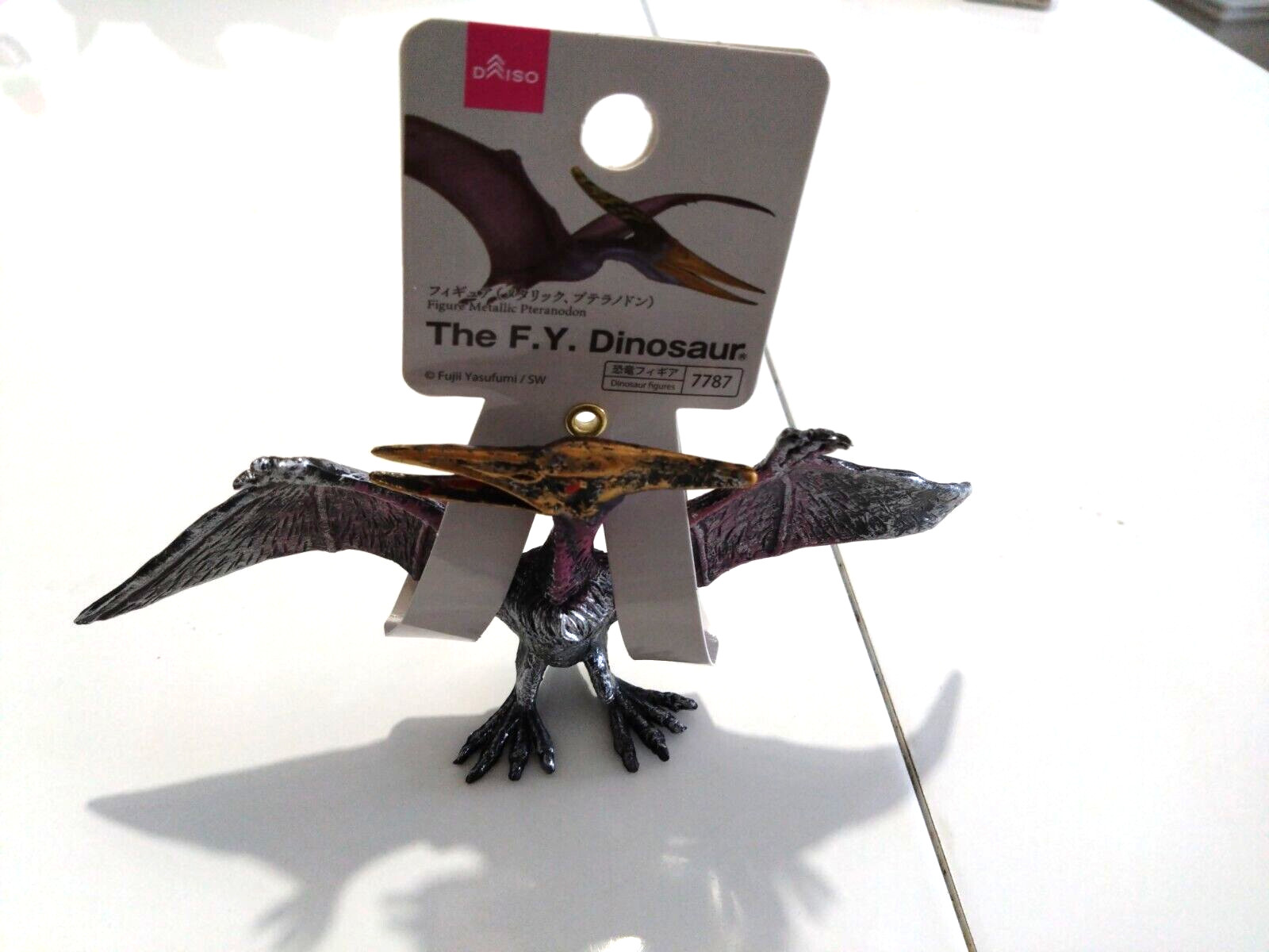Figure, The F,Y, Dinosaur Metallic Pteranodon, Daiso, ABS resin, approx. 16cm