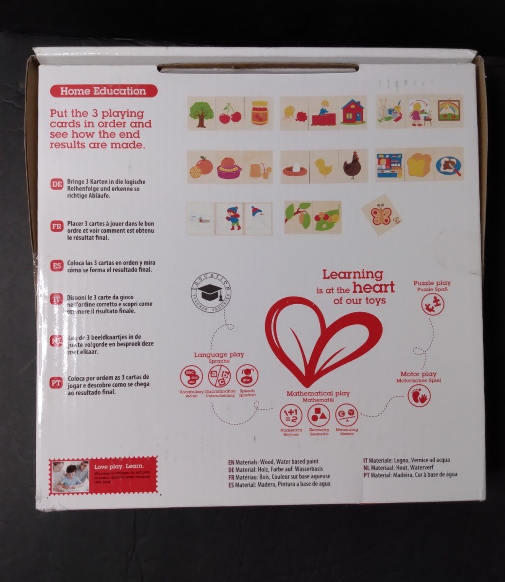 Hape Learning Home School 4+ yrs – Early Education Puzzle Solving Skills – New
