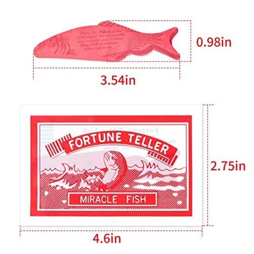 144 MIRACLE FORTUNE TELLING FISH Teller Palm Reading Party Favors (12 dz)