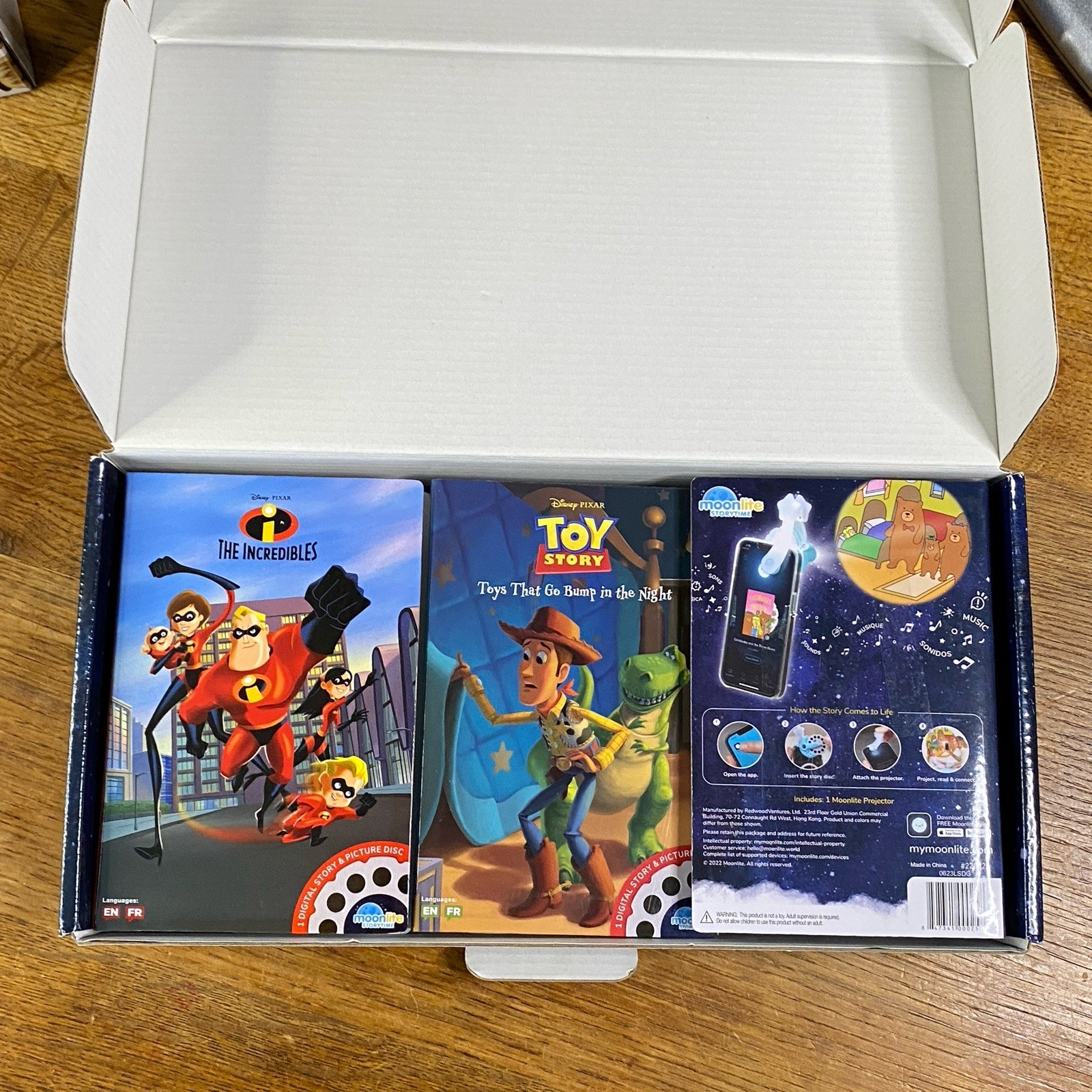 Moonlite Storytime Reels Projector Disney Pixar Toy Story Cars Monsters Inc